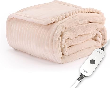 Sunbeam Royal Posh Velvet Electric Heated Throw