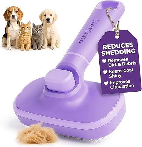 Self-Cleaning Slicker Pet Brush