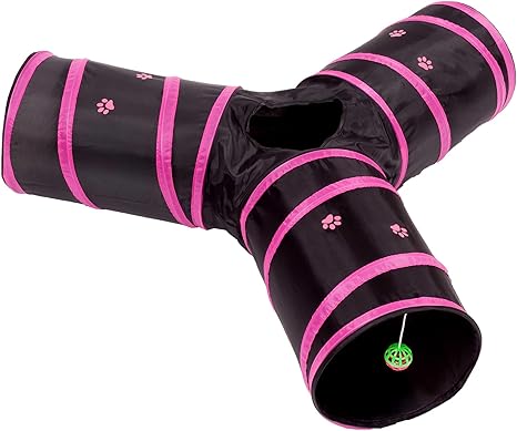 Prosper Pet 3-Way Collapsible Cat Tunnel