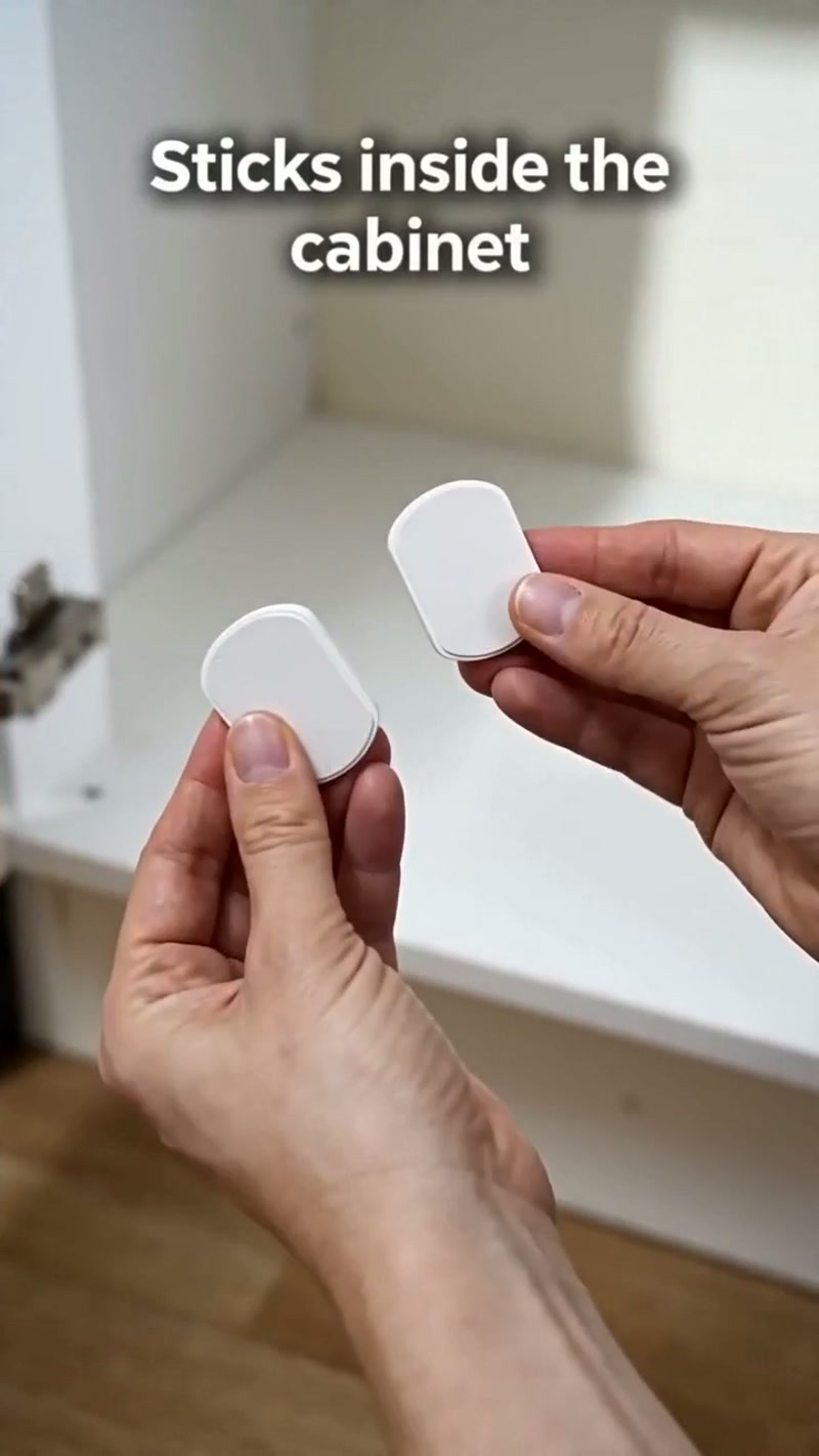 Adhesive mount — no drilling, no screws