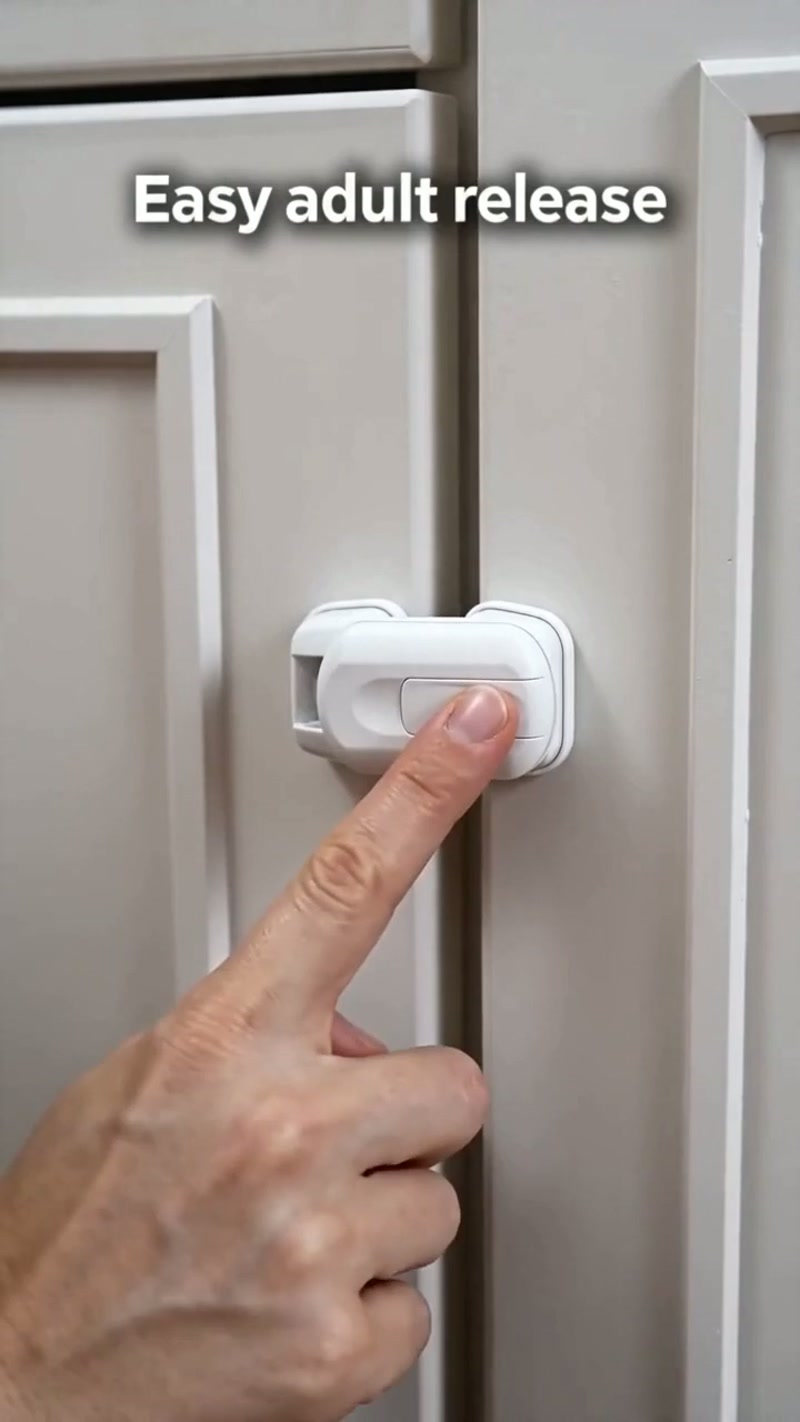 One button for adults, impossible for toddlers