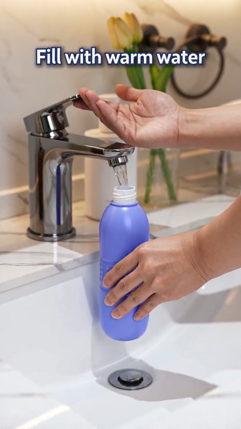 Fill, squeeze, and the angled nozzle delivers a targeted stream