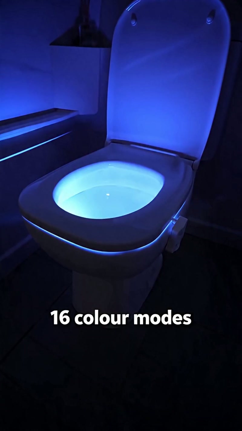 A soft motion-activated glow, not a blinding light