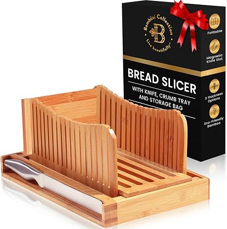 Bamboo Foldable Bread Slicer Guide