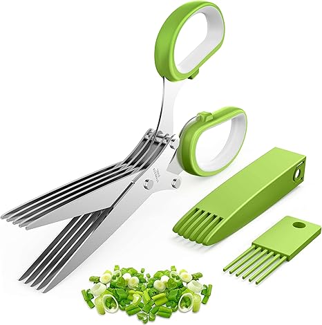 JOFUYU 5-Blade Herb Scissors