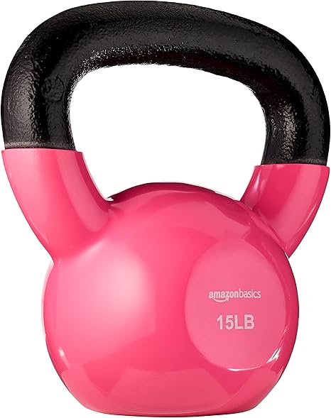 Amazon Basics Vinyl Coated Kettlebell