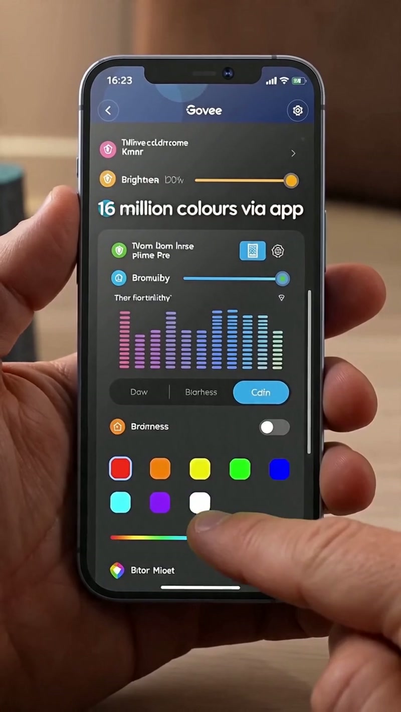 App-controlled colours transform a room's mood