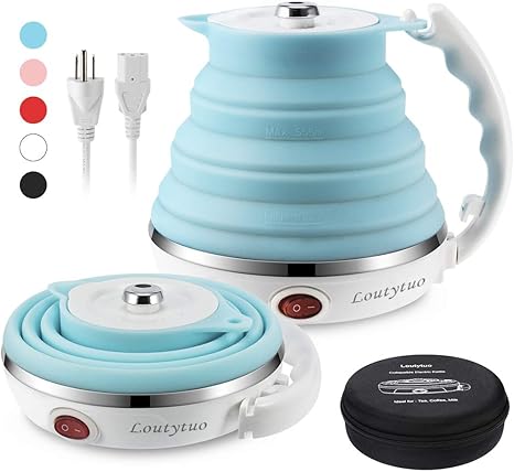 Foldable Travel Electric Kettle (Silicone)