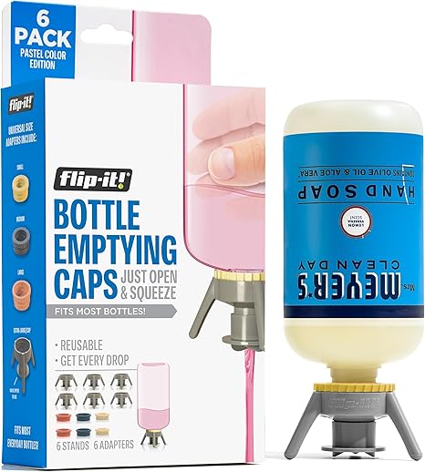 Flip-It! Bottle Emptying Caps (6-Pack)