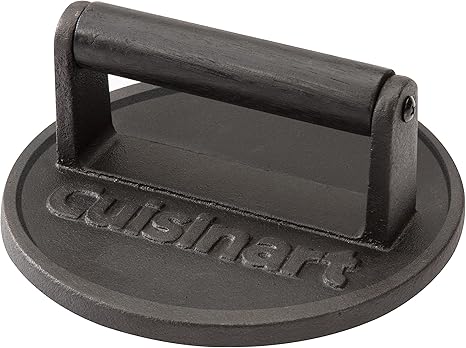 Cuisinart 6.5" Cast Iron Smash Burger Press