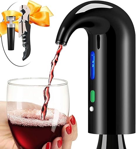 One-Touch Electric Wine Aerator & Dispenser