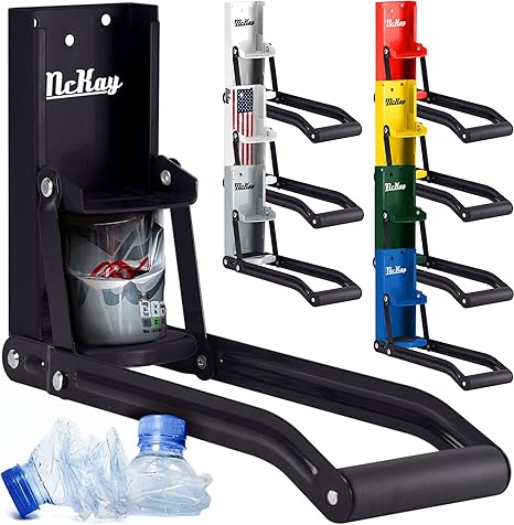 Mckay Heavy-Duty Wall-Mounted Can Crusher