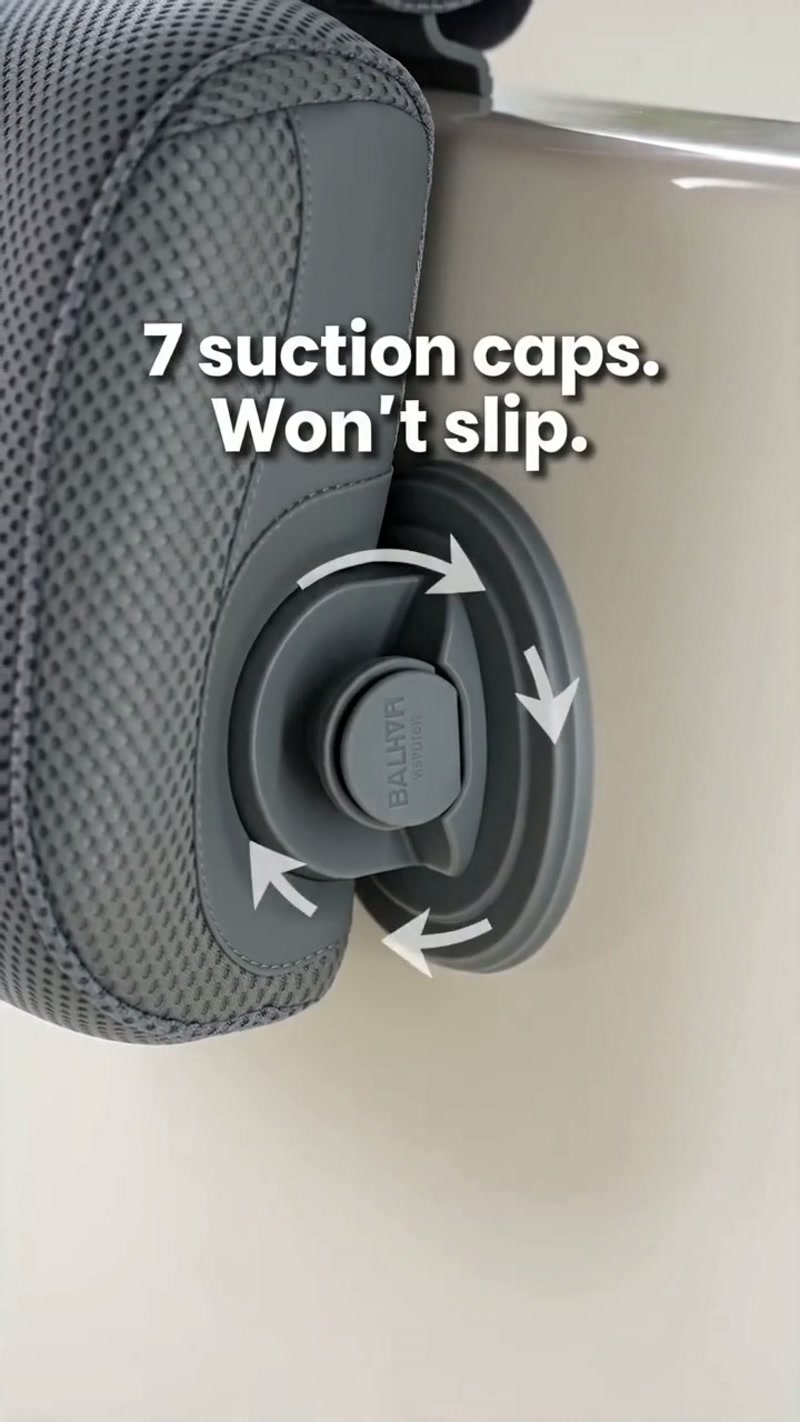 A proper padded rest for your head and neck