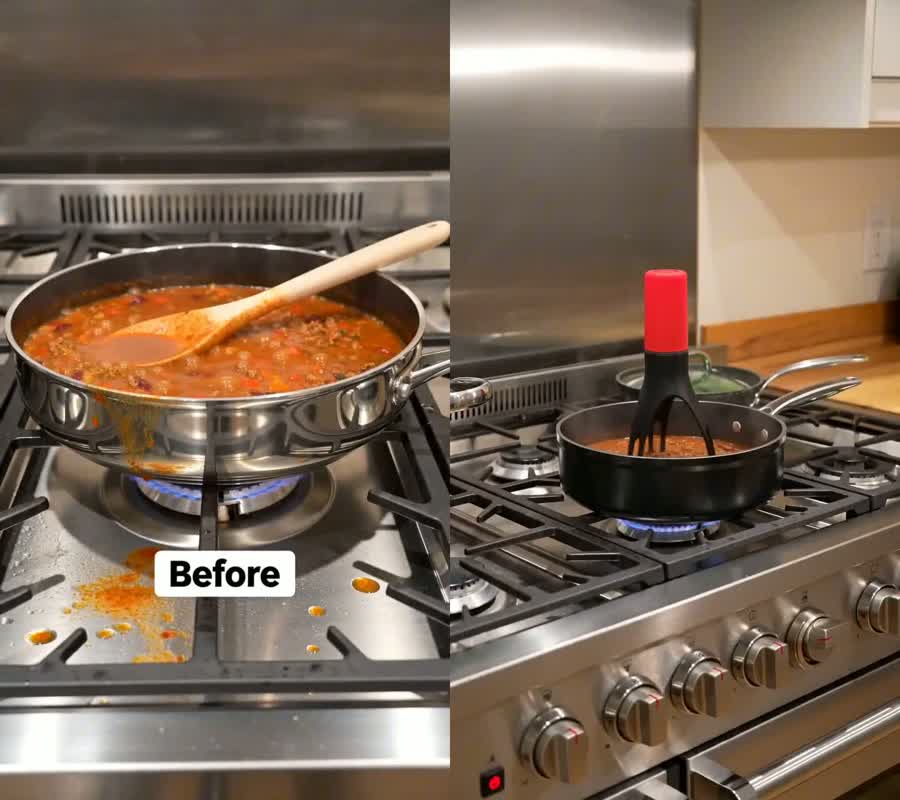 Hand-stirring vs. hands-free on the stove