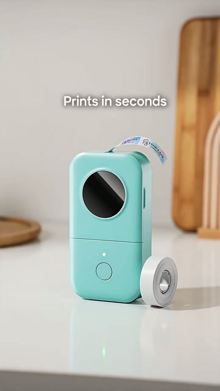 Peel the printed label and stick it on jars, boxes or files
