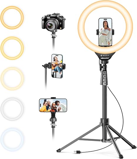 UBeesize 12" Ring Light with Tripod Stand