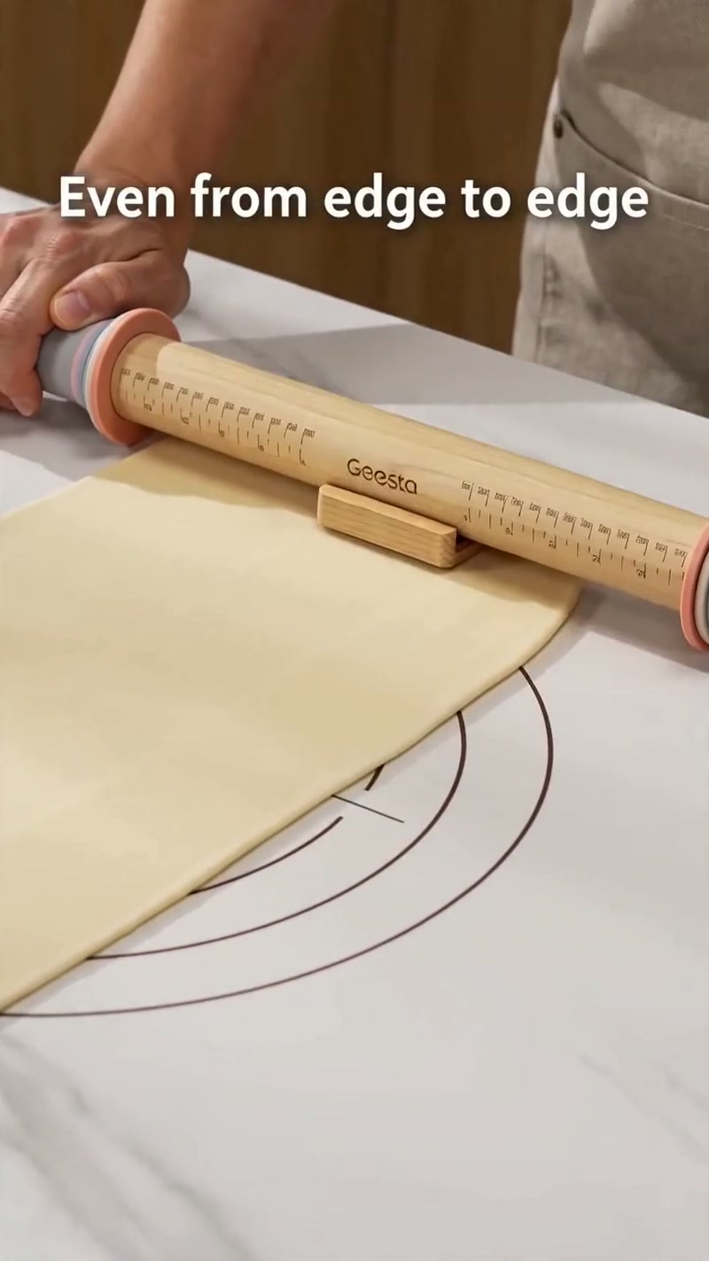 Perfectly even dough every time — no guessing