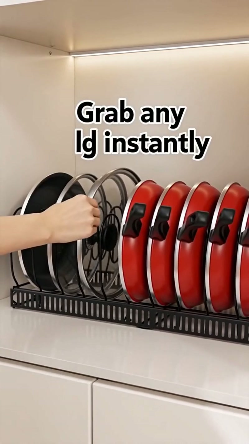 No more clanging avalanche when you open the cupboard