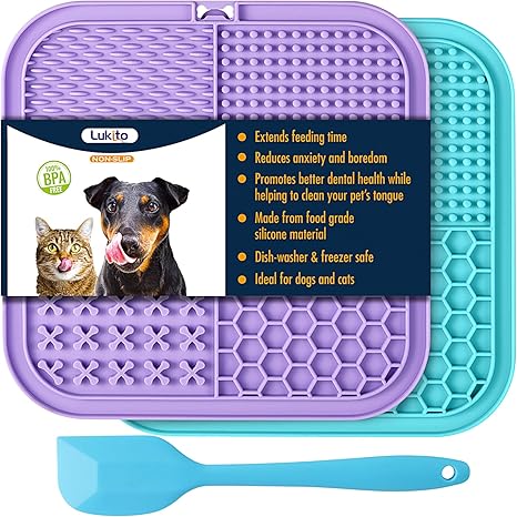 LUKITO Dog Lick Mat (2-Pack)