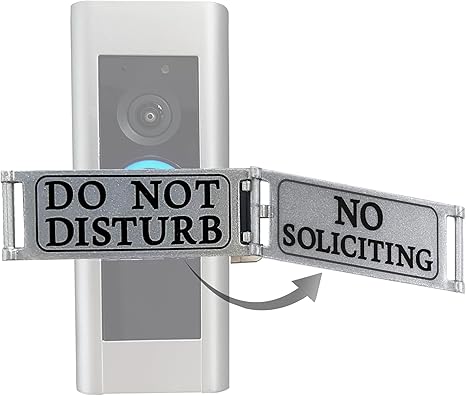 Nap Guardian No Soliciting Doorbell Cover