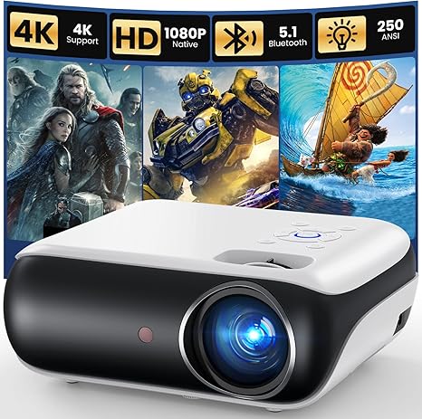 HAPPRUN Native 1080P Mini Projector