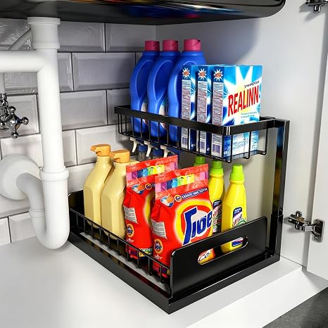 Under Sink Sliding Organizer
