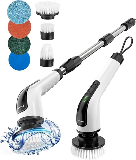 Bomves Electric Spin Scrubber Cordless