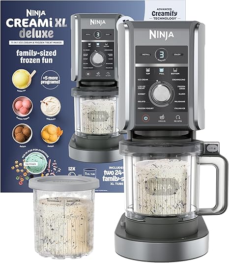 Ninja CREAMi Deluxe 11-in-1 Ice Cream Maker