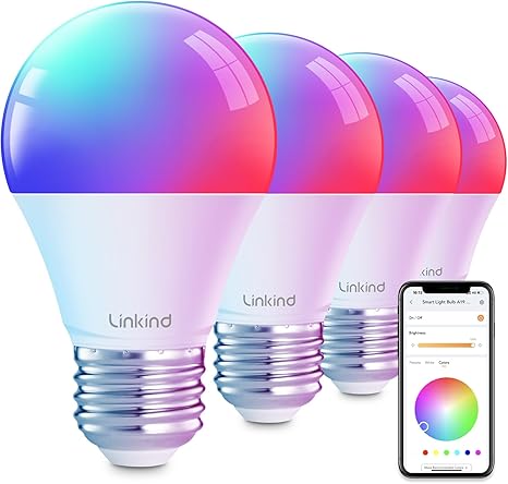 Linkind Smart LED Light Bulbs 4-Pack