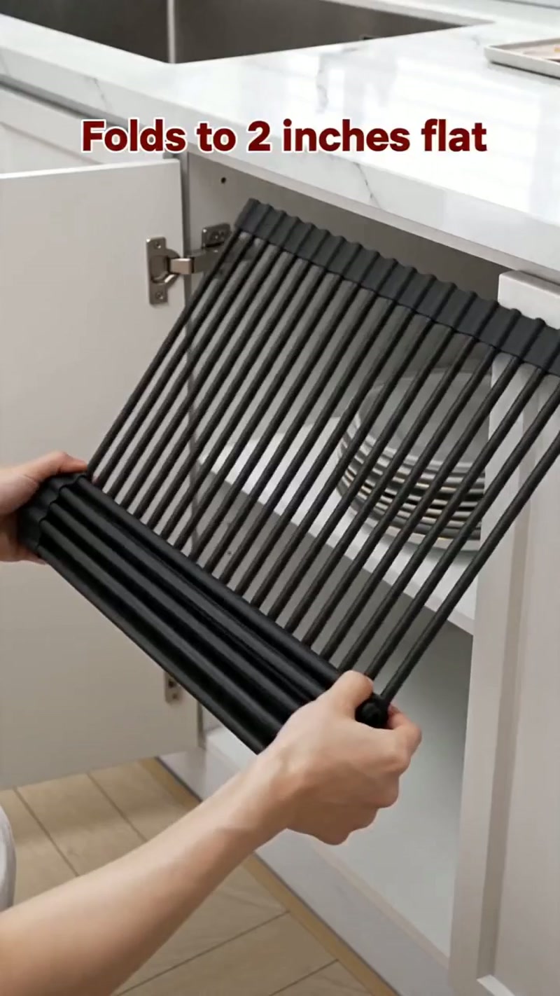 Rolls flat for storage when not in use