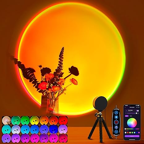 XEBKOR Sunset Lamp Projector (Multicolor LED)