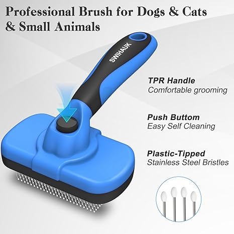Swihauk Self-Cleaning Slicker Pet Brush