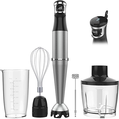 Turelar Immersion Blender Handheld 1100W