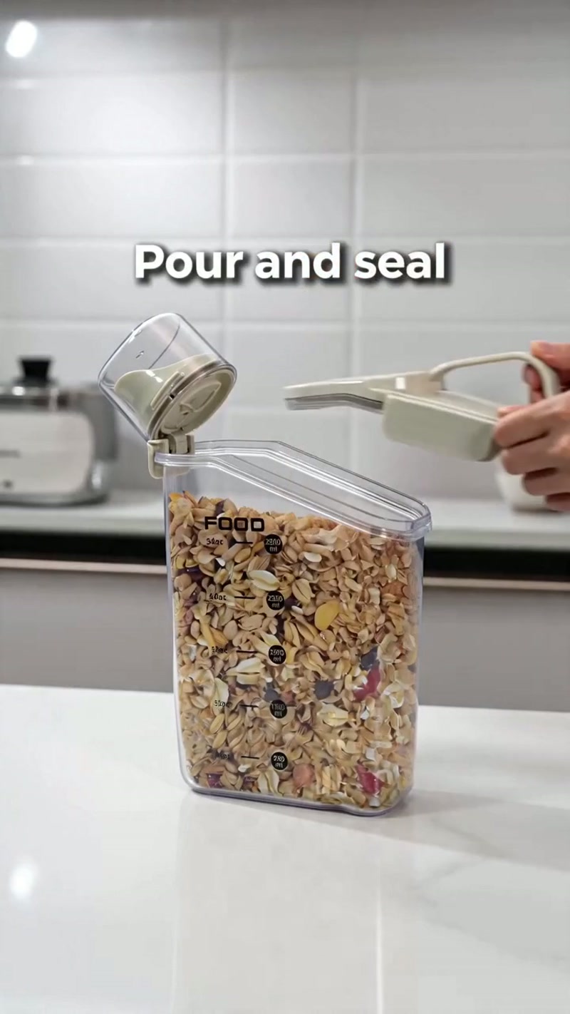 Flip-top pour spout for a clean one-handed pour