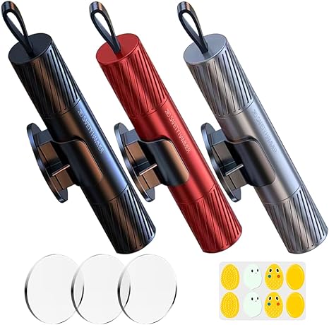 smosun SafeHammer 2-in-1 Glass Breaker & Seatbelt Cutter (3-Pack)