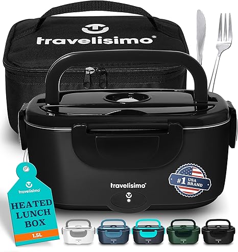 TRAVELISIMO Electric Heated Lunch Box