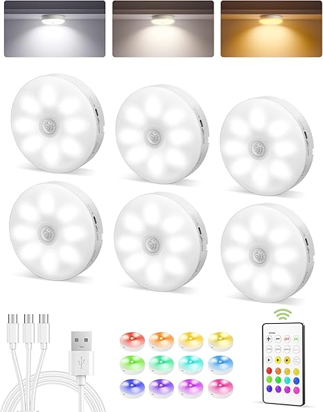 Motion Sensor Puck Lights