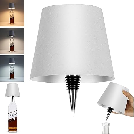 Wireless Rechargeable Bottle Lamp (Cork Light)