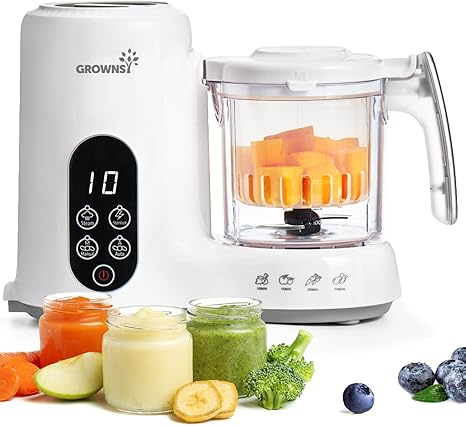 GROWNSY Baby Food Maker Steamer Blender