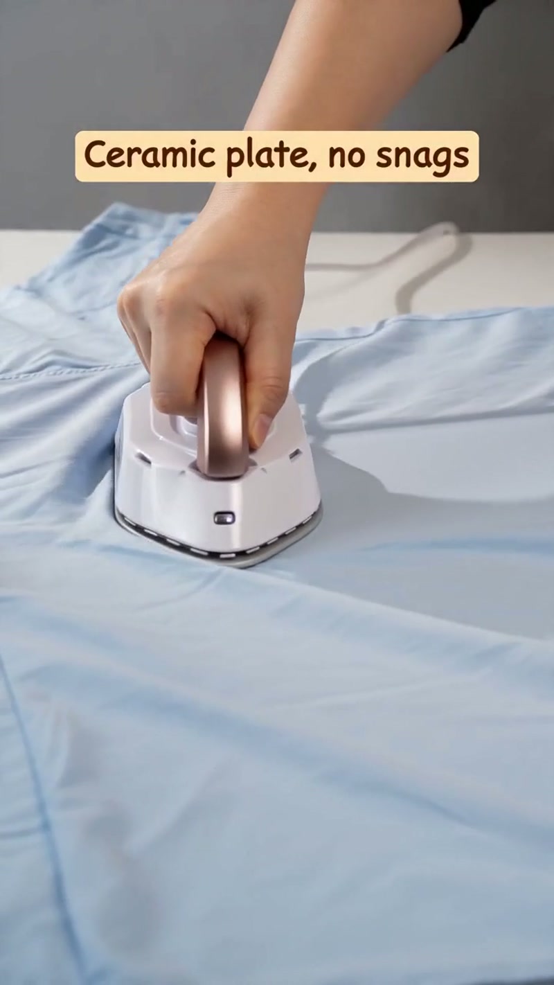 Foldable handle packs flat in a carry-on