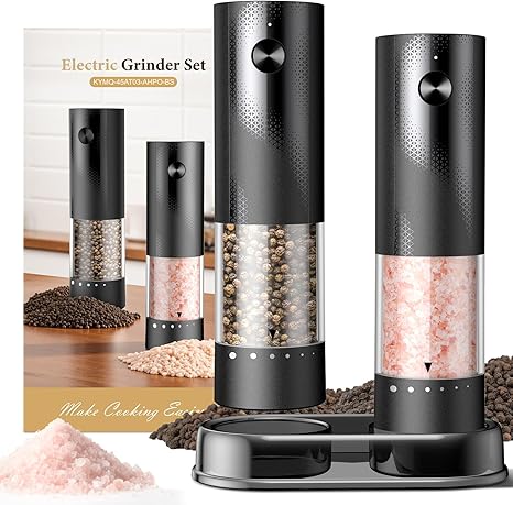 Gaivis Electric Salt and Pepper Grinder Set