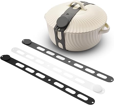 Silicone Lid Lock Straps