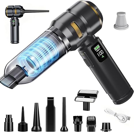 AOWPUK 4-in-1 Cordless Handheld Car Vacuum