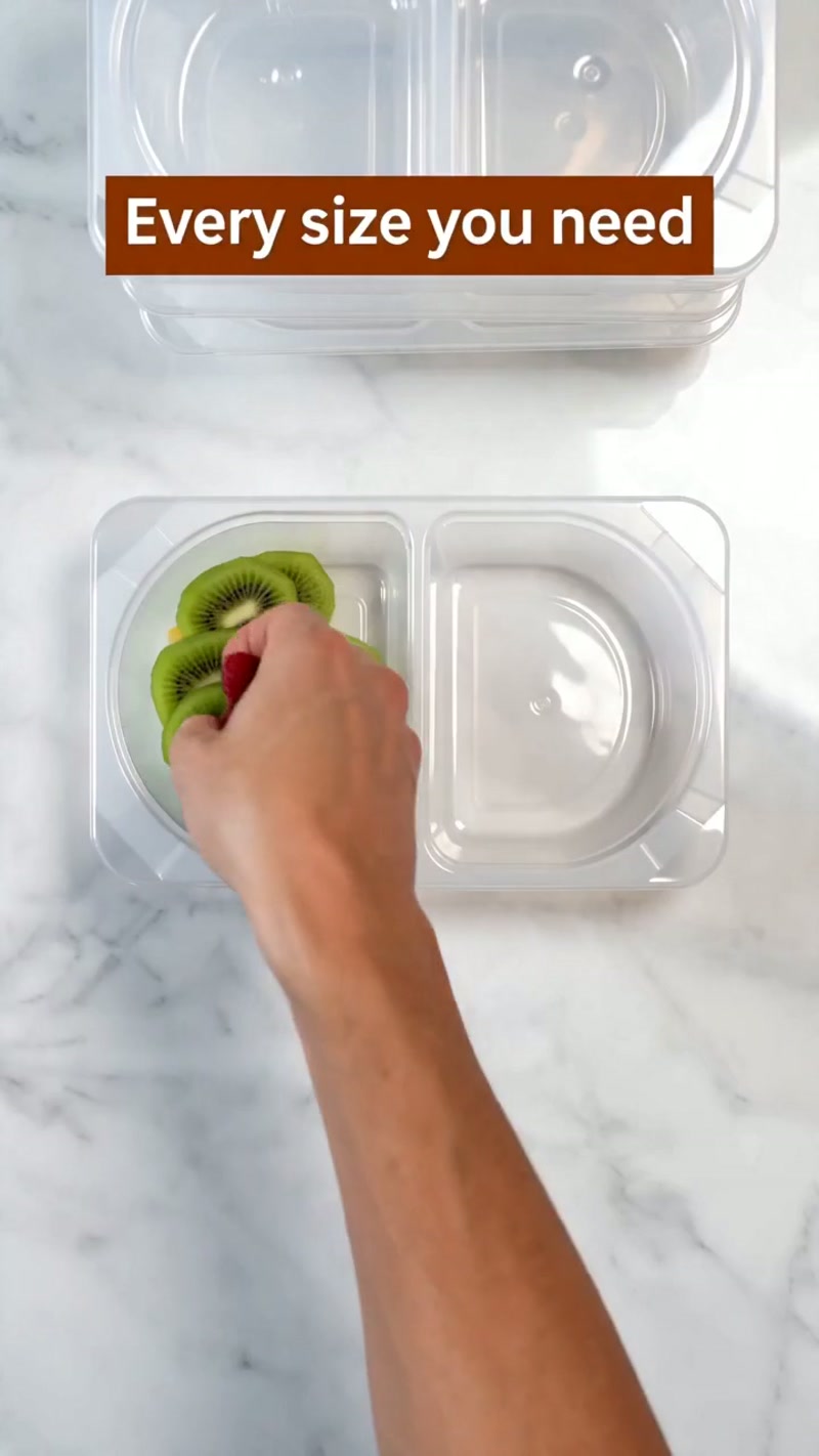 One side for the main, one for the dip — no mixing