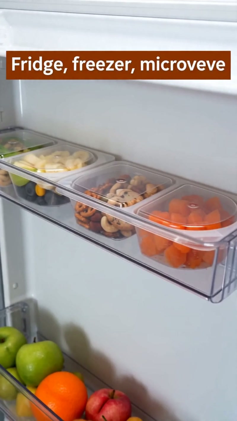 Stackable, lightweight, and keeps lunches non-soggy