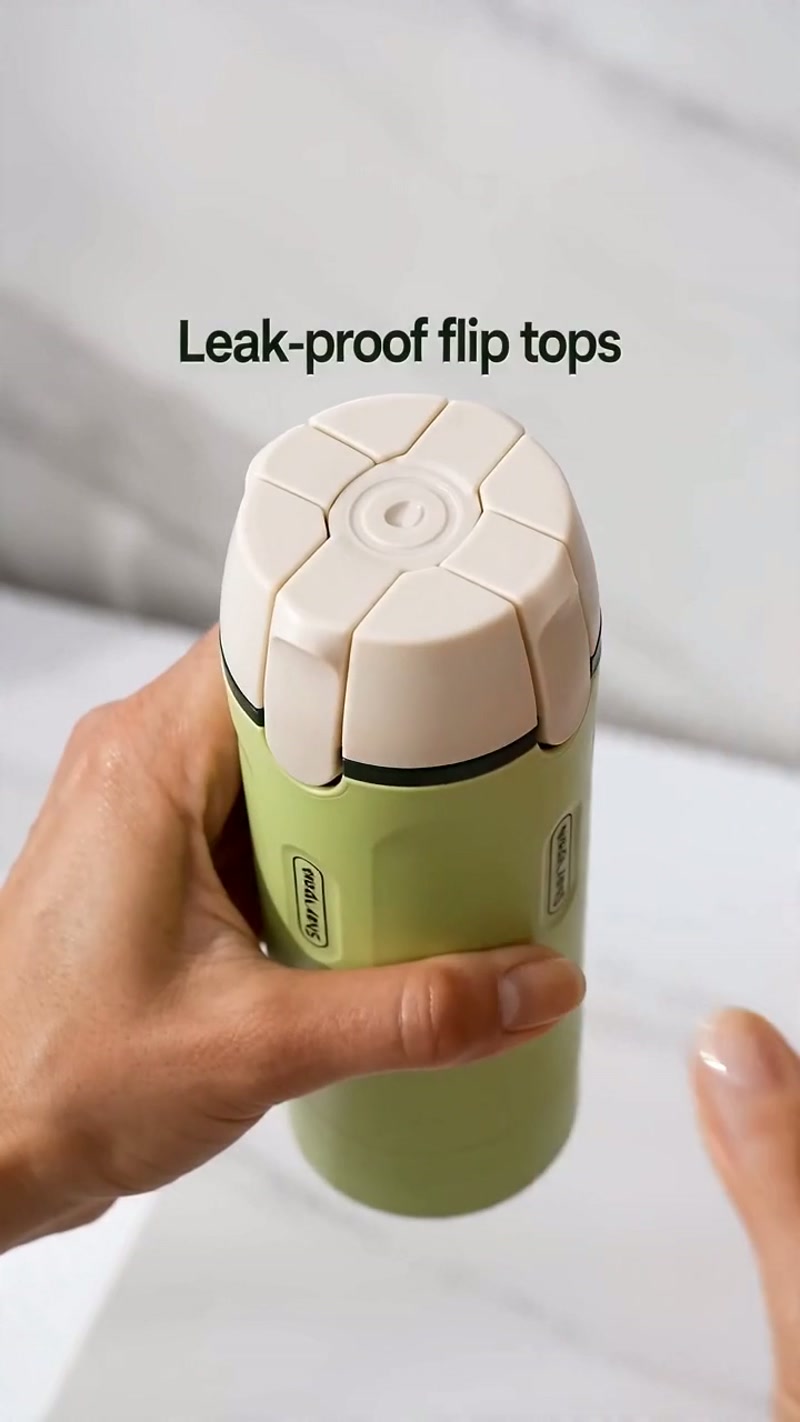 One compact bottle replaces four — TSA-friendly
